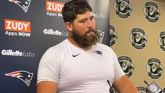 Videos: David Andrews, Jack Jones on Patriots' loss to the Packers  taken at Lambeau Field (Patriots)